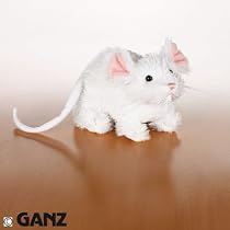Lil'Kinz Mini Plush Stuffed Animal White Mouse