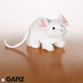 Lil'Kinz Mini Plush Stuffed Animal White Mouse