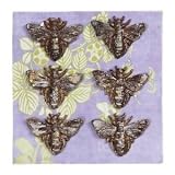 BEE shaped Refrigerator Magnets - Set of 6 pieces