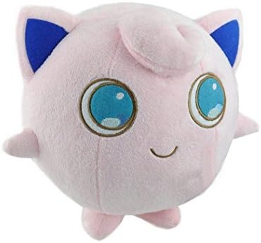 Pokemon 6'' Pocket Monster Jigglypuff Plush Toy Doll + 2 x Pokemon Mini Figurine(3cm)