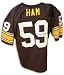 Autographed Jack Ham Pittsburgh Steelers Throwback Black Jersey With Hof 88