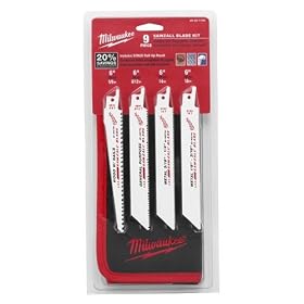 Milwaukee 49-22-1145 9pc Sawzall Blade Kit by Milwaukee