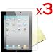 For Apple Ipad 2 New Premium Reusable Screen Protector with Cleaning Cloth (pack of 3)