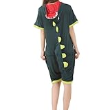 2014 Summer Unisex Kigurumi Cotton Pajamas Anime Cosplay Costume Adult Sleepwear, Medium, Dinosaur