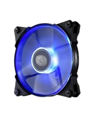 Personal Computer: Cooler Master JetFlo 120 - POM Bearing 120mm Blue LED High Performance Silent Fan for Computer Cases, CPU Coolers, and Radiators - Cooler Master