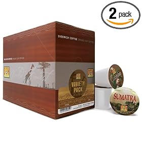 Diedrich Coffee Variety Pack of Medium and Dark Roasts, K-Cup for <a href=