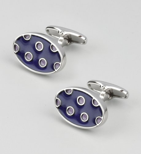 Autograph Polka Dot Cufflinks