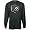 Reebok Philadelphia Flyers Black Primary Logo Long Sleeve T-shirt