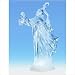 LED Santa with Lantern Figure - Clear