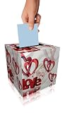 Red Heart Love Gift Card Holder Box for Wedding/anniversary/party