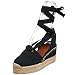 Ralph Lauren Collection Women's Uma Ankle Lace Up Espadrille
