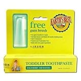 JASON Natural Earth's Best Toddler Toothpaste Strawberry and Banana with Free Gum Brush Toothpastes