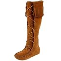 Minnetonka Women's Front Lace Knee Hi Boot