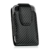 Universal Premium Luxurious Black Carbon Fiber Leather Pouch Vertical Holst ....