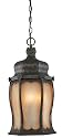 World Imports Lighting 1493-06 Old World Brass 3-Light Outdoor Hanging Lantern with Open Ironwork, Flemish
