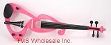 New 4/4 Pink Silent Electric Violin Very Nice Sound