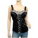 Plus Size Sexy Corset Bustier Top Black