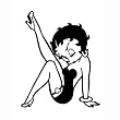 Betty Boop - Wink - Cutout Decal - Sticker