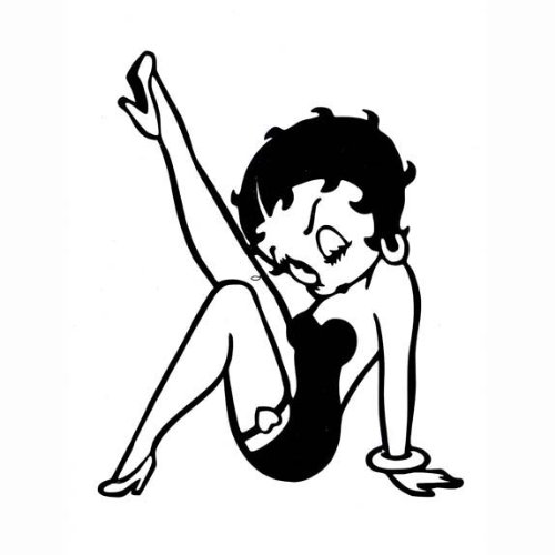 Betty Boop - Wink - Cutout Decal - Sticker
