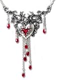 Bleeding Heart Pendant Necklace