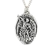 Sterling Silver "Saint Michael" Medal by Bob Siemon, 20"