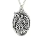 Sterling Silver "Saint Michael" Medal by Bob Siemon, 20"