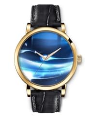 SPRAWL Aanalog Fashion Series Gold Ladies Watches of Genuine Black Leather Strap,Unique Wrist Watch for Women Girls Designed with Bright Blue Bar