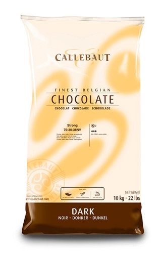 Callebaut 70% dark chocolate chips (callets) 2.5kg Callebaut 70% dark chocolate chips (callets) 2.5kg picture