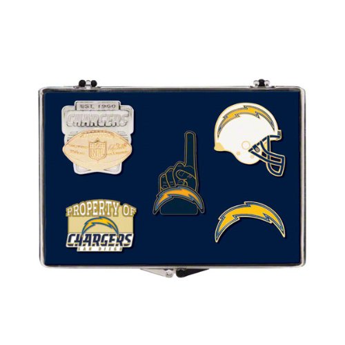 NFL San Diego Chargers 5-Pin Collector Set