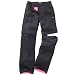 Craghoppers Women's Kiwi Pro Stretch Convertible Trousers - Regular (Black, 12L)