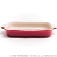 Le Creuset Stoneware 12 1/2-Inch Rectangular Baking Dish, Cherry