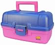 Plano Two Tray Tackle Box (Perwnkl/Pink)