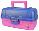 Plano Two Tray Tackle Box (Perwnkl/Pink)