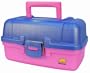 Plano Two Tray Tackle Box (Perwnkl/Pink)
