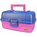 Plano Two Tray Tackle Box (Perwnkl/Pink)