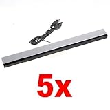 Neewer 5x Wired Infrared Ray Sensor Receiver for Nintendo Wii