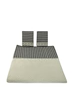 Bottega Tessile Colcha 3 Piezas (Crema/Antracita)