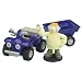 Corgi Little Red Tractor Die-cast Nipper with Trailer and Stumpy Figure_s-1