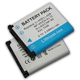 2P Battery for Olympus Stylus 725SW 730 740 750 760 770SW 780 790SW 820 830 840 850SW Tough 3000