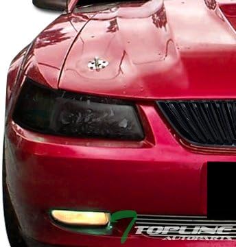 Crystal Smoke Head Lights Lamps Signal Amber Left+Right Dy Ford Mustang