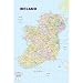 Ireland (Map) Art Poster Print - 24x36