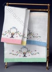 Miniature Embroidered Towel Kit by Lindee's Little Linens