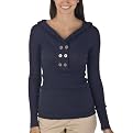 Juniors' Mossimo Supply Co. Thermal Pullover Hoodie - Oxford Blue