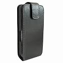 AAJ Trading Black Leather Flip Case Cover For Sony Ericsson W995