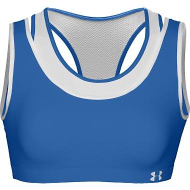 Under Armour Womens Duplicity 2 Sports Bra   BLACK (Medium)