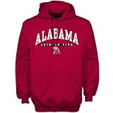 Alabama Crimson Tide Crimson Mascot Bar Hoody Sweatshirt