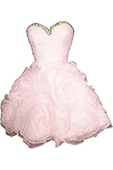 Organza Short  Bandage Dress/Homecoming Dress/Prom Dress/Party Dress  With Ruffles