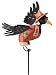 Crow Man Jiggle Wings Garden Stake Statuary