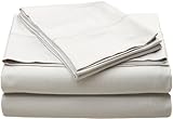 IMAGE OF Home Source Rayon Made From Bamboo California King Fitted Sheet, Silver Birch