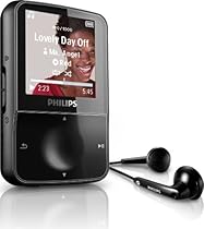 Philips GoGear Vibe 4GB MP3 and Video Player with 1.5-inch LCD and Internet Video Download Including YouTube  - Black